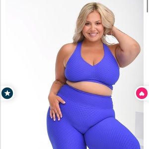 Blue Violet Curvy Top Booty by Brabants